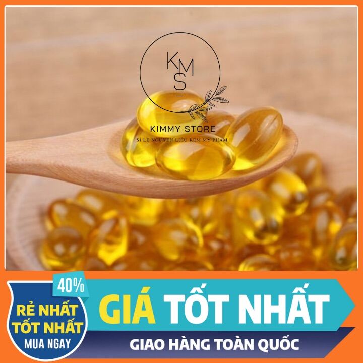 [HCM]Combo 5 viên e dưỡng vàng chộn kem