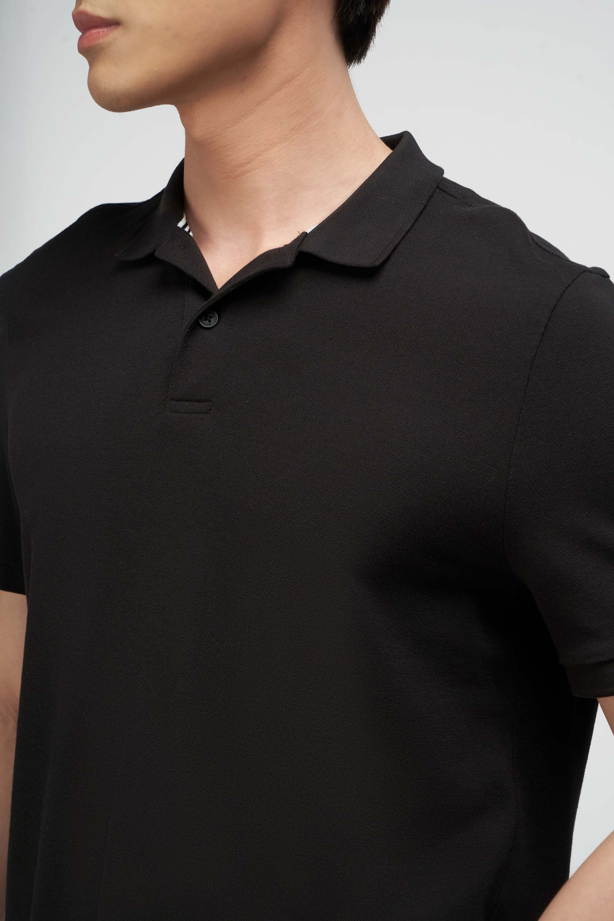 Áo Polo Nam Modal Trơn Form Fitted - Routine 10F21POL002