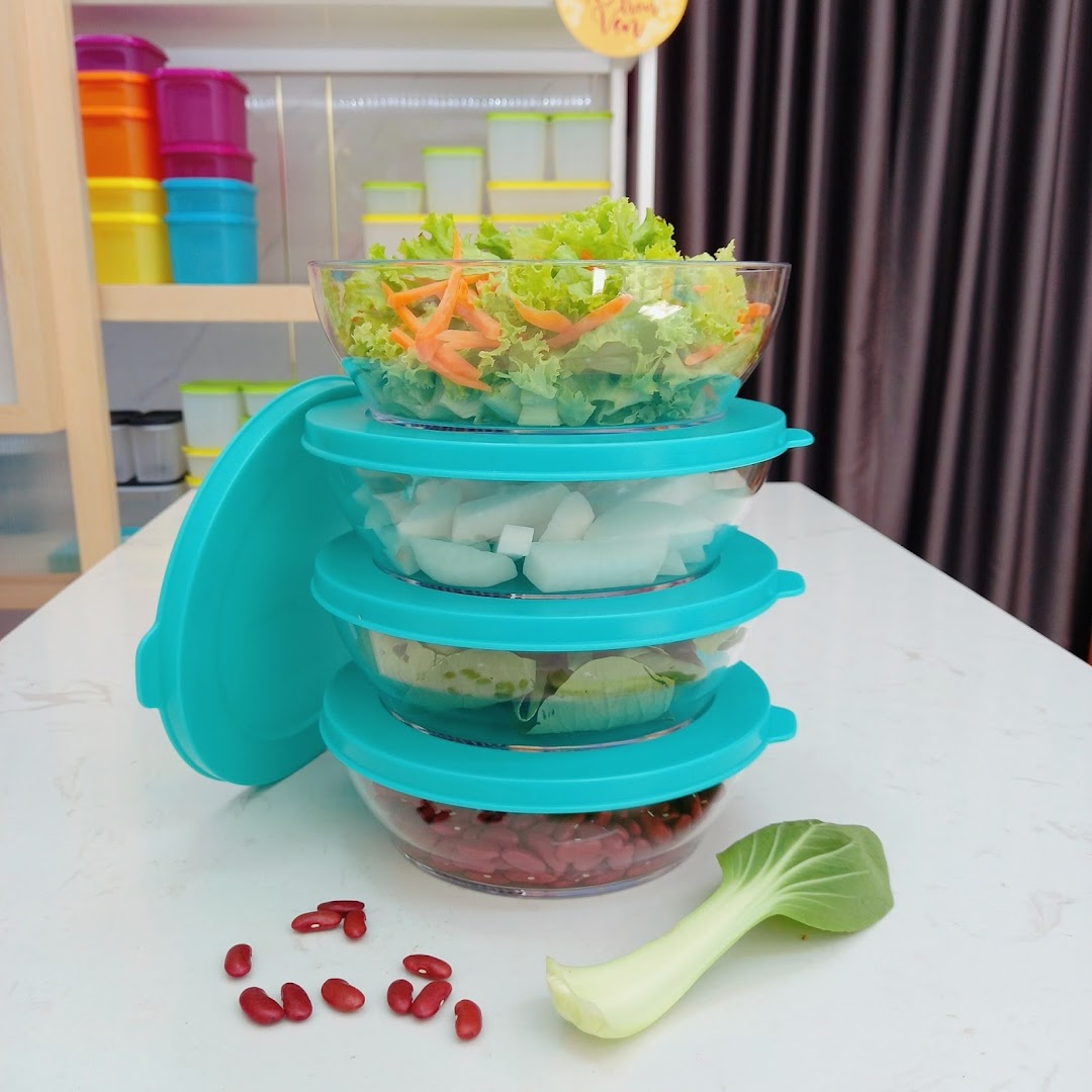 Bộ Hộp Bảo Quản Thực Phẩm Clear Bowl 750ml Tupperware