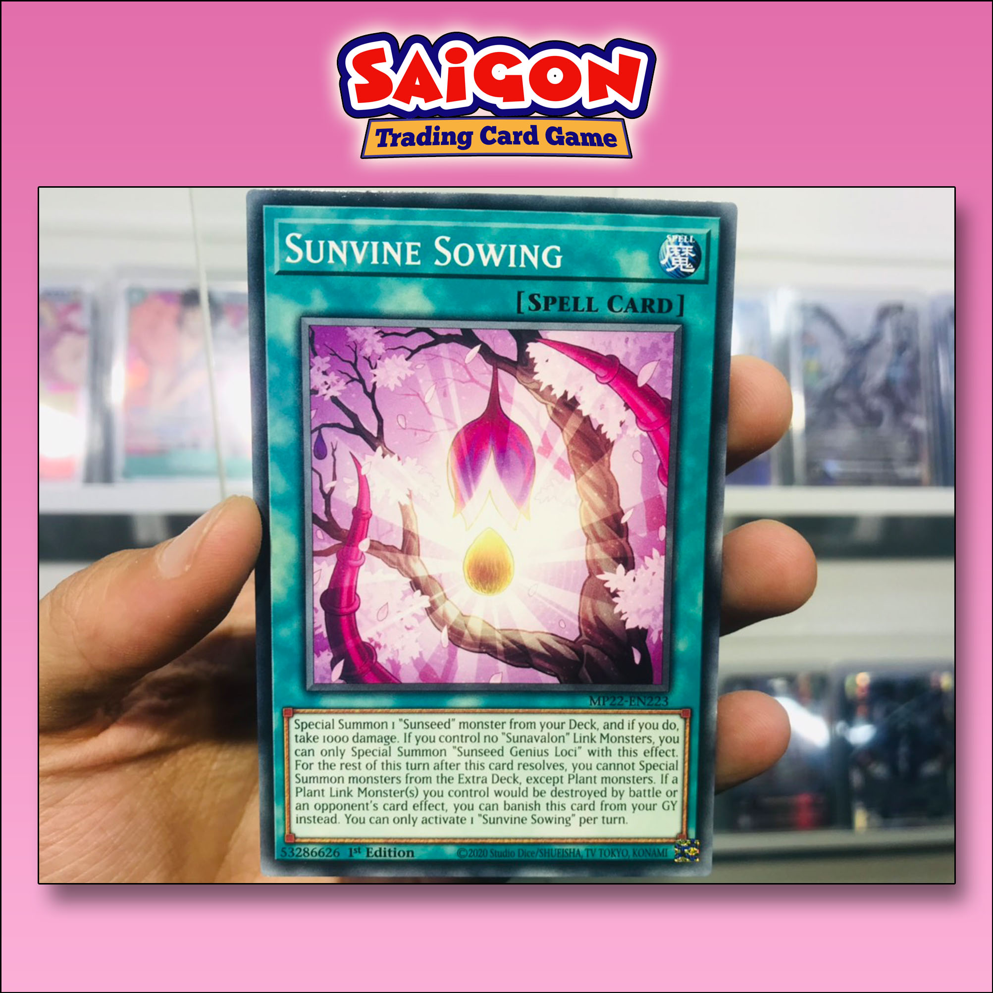 Thẻ bài yugioh mã mp22-en223 - sunvine sowing - common - 1st edition