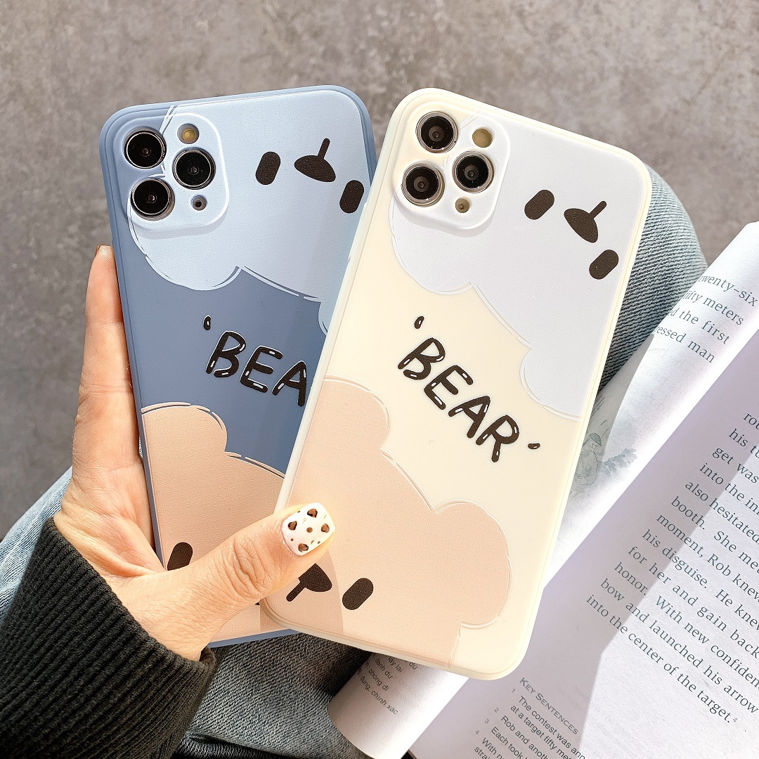 Ốp Lưng Silicon Màu Bảo Vệ Camera BEAR