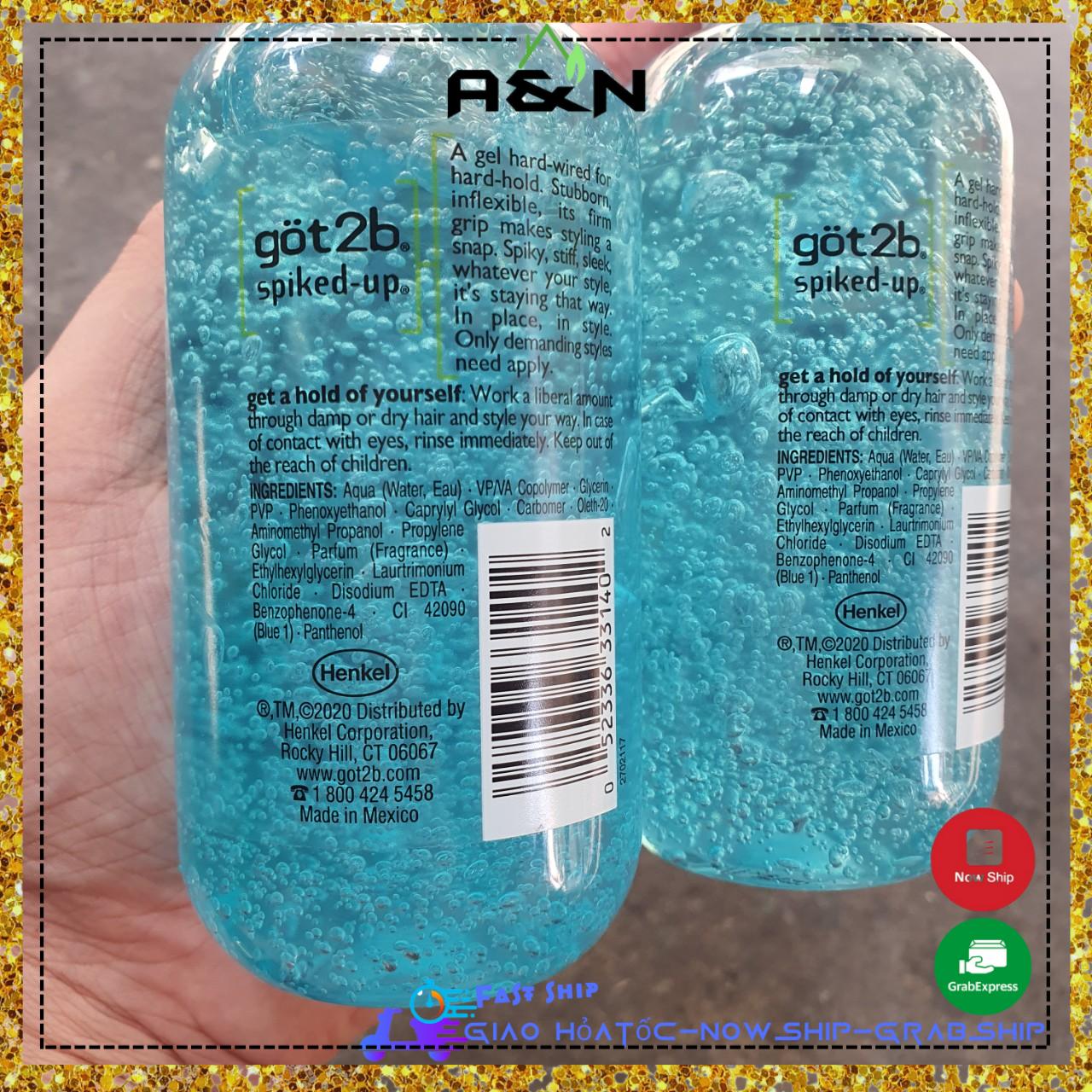 Gel tạo kiểu tóc Got2b Spiked Up max control - hàng mỹ