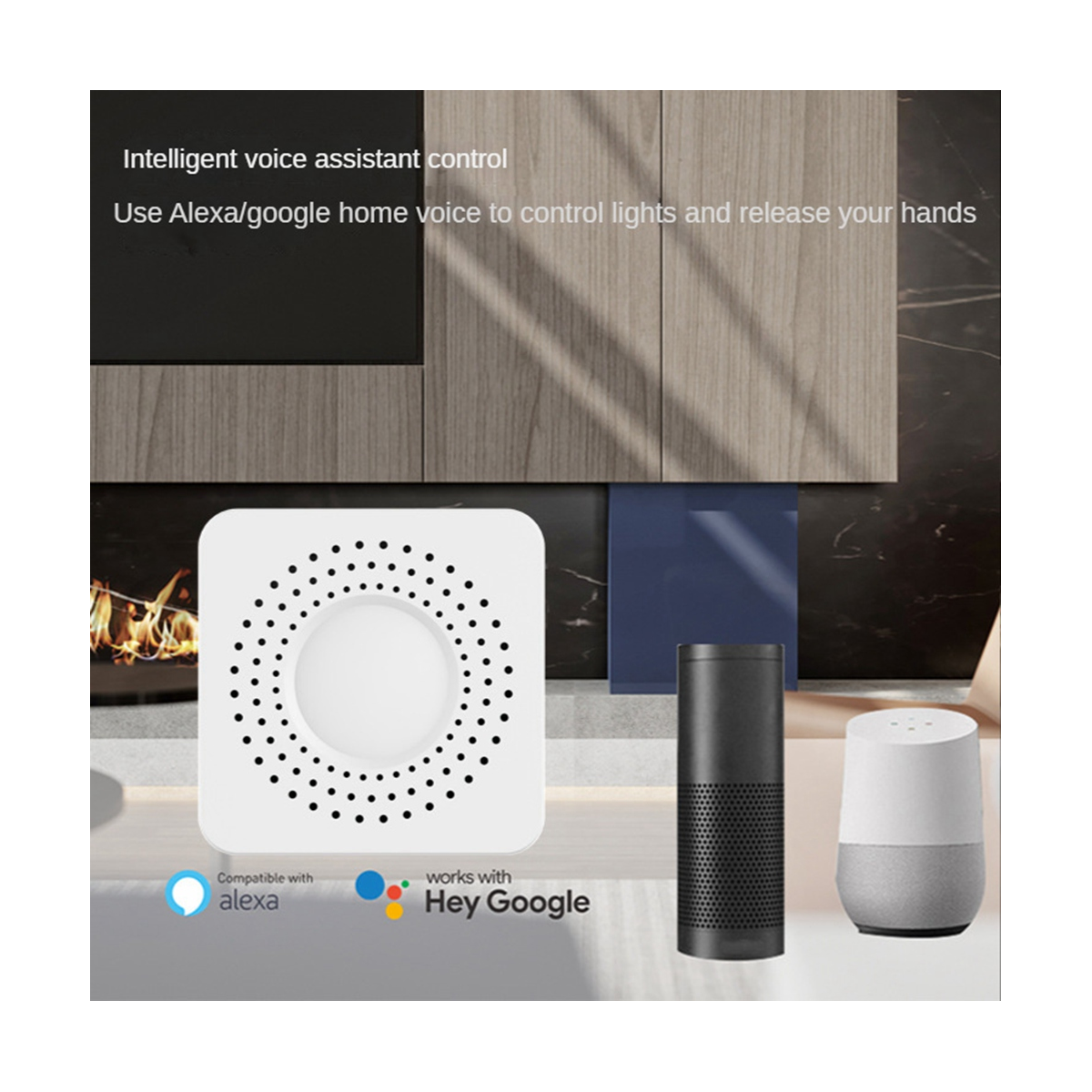 1 Piece Tuya WiFi Smart Dimmers Switch Module Smart Dimmer Switch Supports 2 Way Control Work with for Alexa Google Home