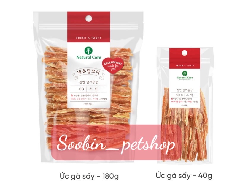 Snack Natural Core Dried Meat for Dogs.
