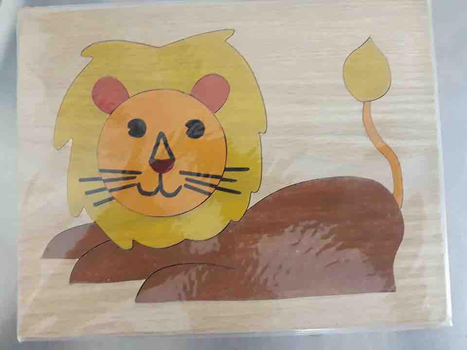 Bộ 5 tranh ghép hình bằng gỗ A5