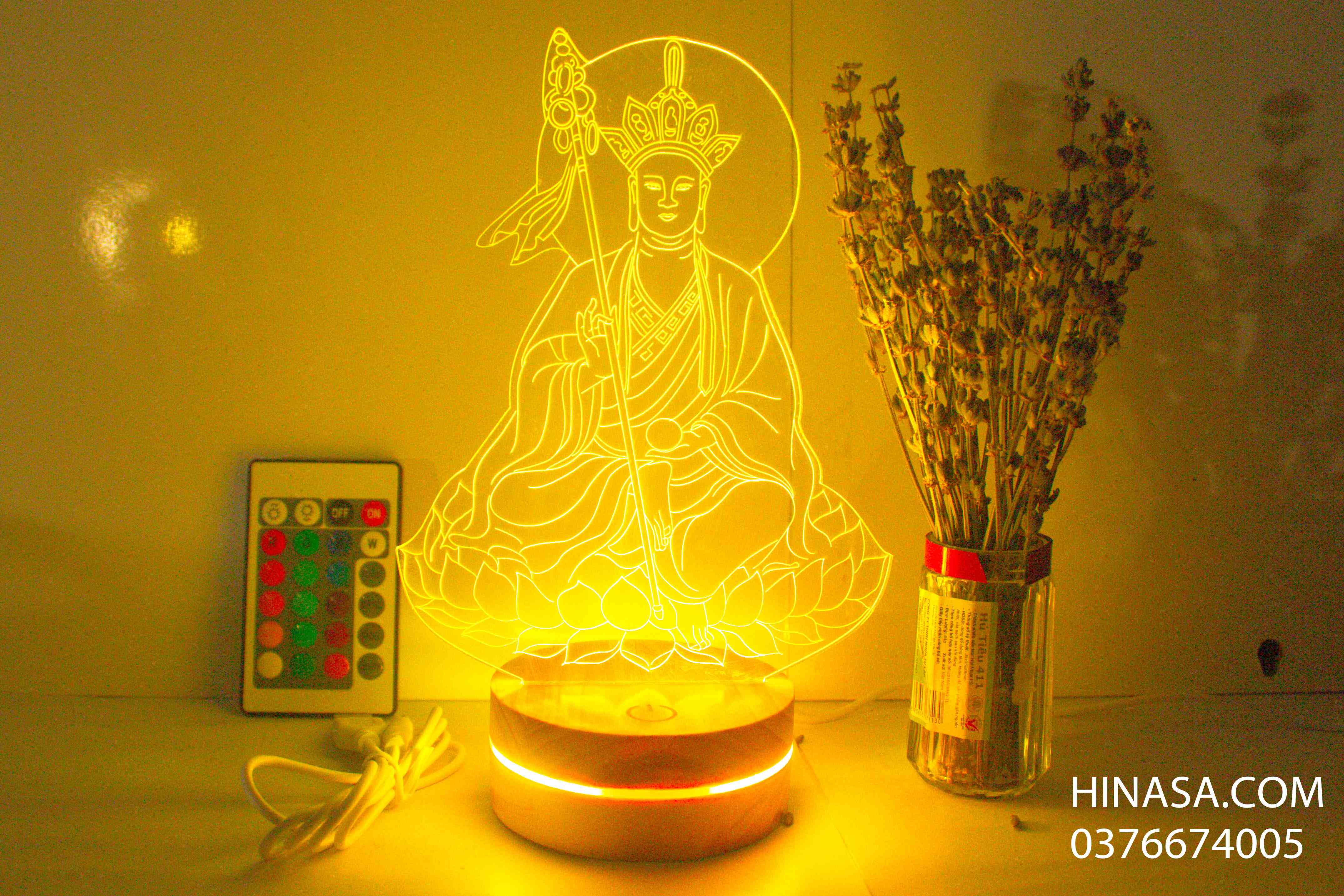 Địa Tạng Vương DL016 cao 22cm