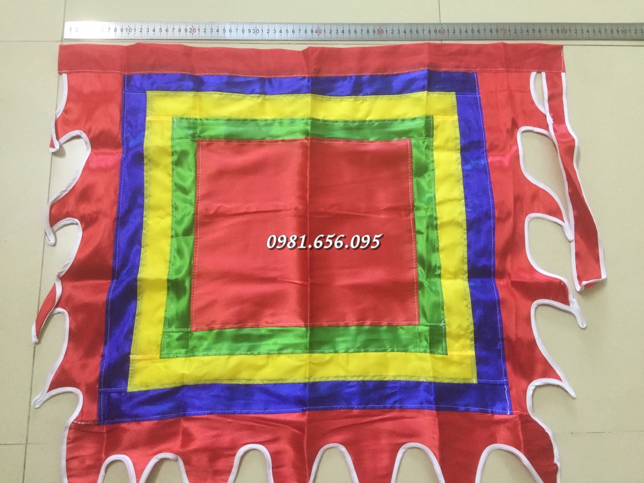 Cờ Ngũ Sắc - Cờ Thần Loại 0.8x0.8m