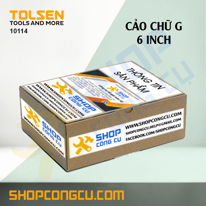 [HCM]Cảo chữ G 6 inch Tolsen 10114