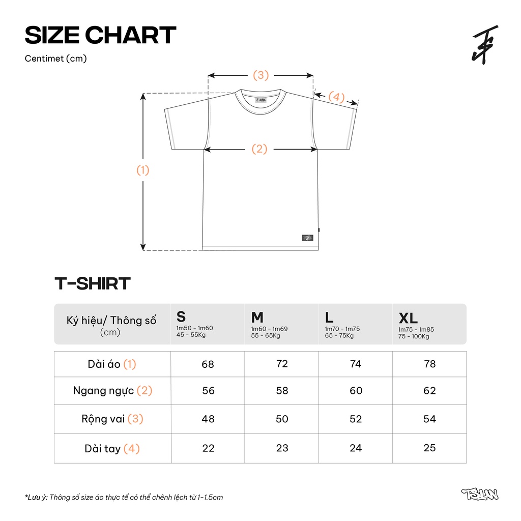Áo thun TSUN Logo Tee - Đen - Unisex