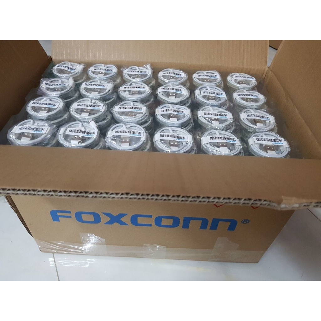 -Sỉ- [FULL BOX] Cáp IPhone foxconn 5IC full box trắng