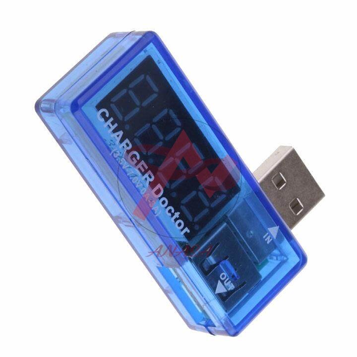 USB Đo Dòng Điện và Điện Áp DC Màu Xanh