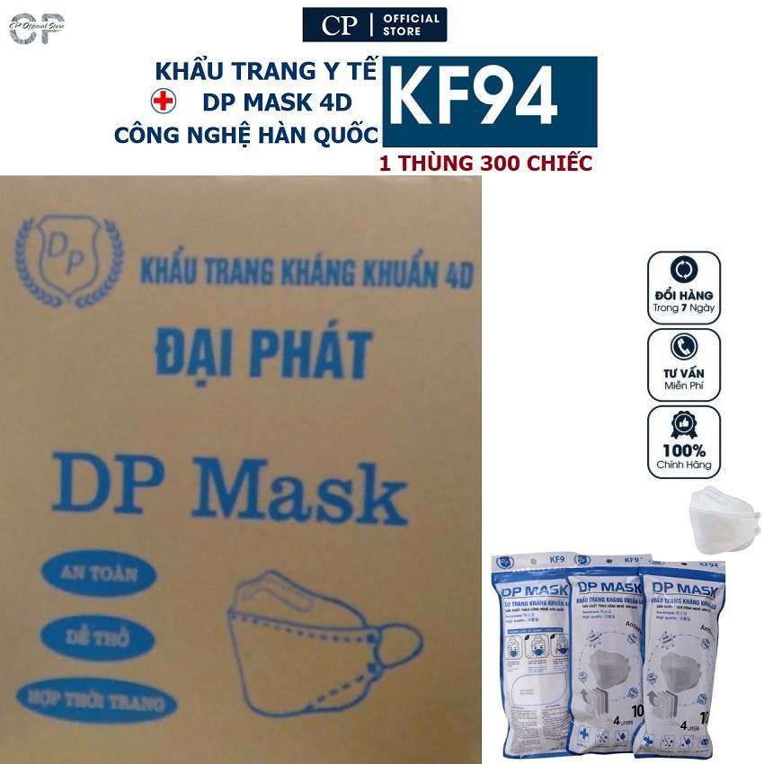 [HÀNG LOẠI 1] Thùng 30 Túi mỗi túi 10 chiếc khẩu trang y tế KF94  mask Siêu Xịn [GIAO HÀNG LÂM THỊNH]