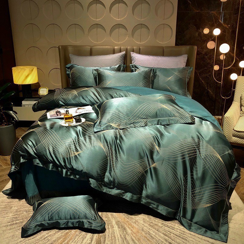 🍃 Sale sốc🍃 Set chăn ga gối gấm phong cách hoàng gia siêu sang giá sốc🍃 Kzzbedding