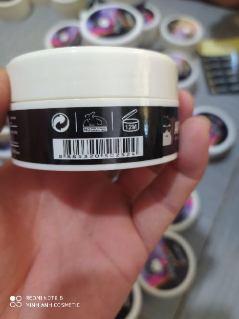 Sáp volcanic chất clay siêu thị và ko bết (trắng)