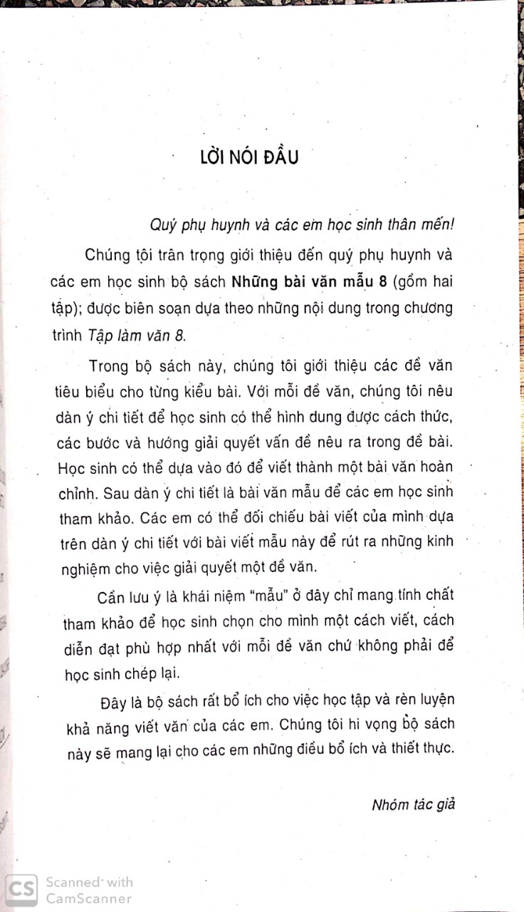 [HCM]Những bài văn mẫu 8/1