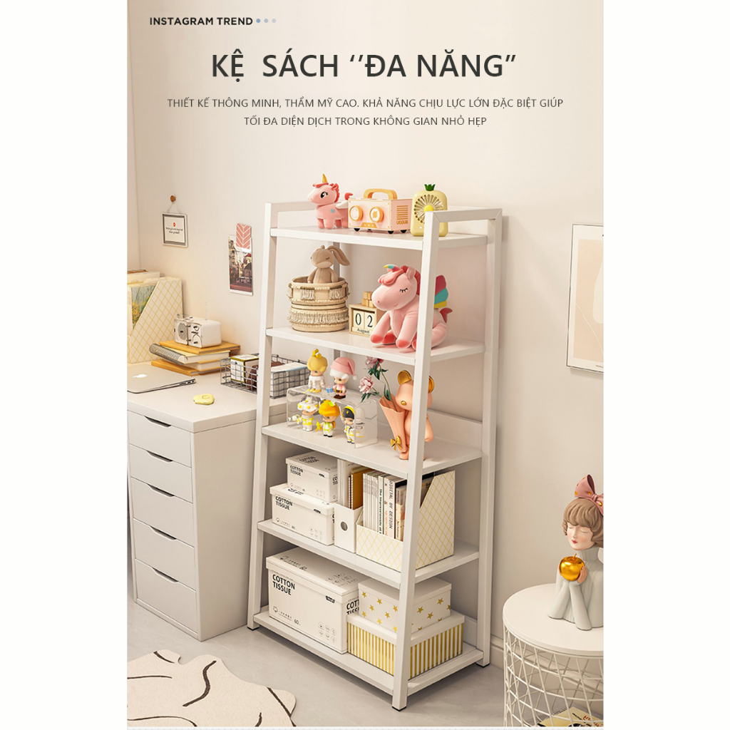 BOHO Kệ sách đa năng Kệ sắt kệ để sách để cây cảnh cao cấp