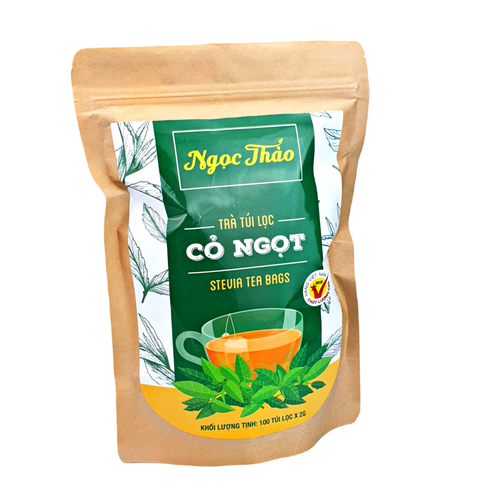 Trà Cỏ Ngọt Ngọc Thảo dạng 100 túi lọc