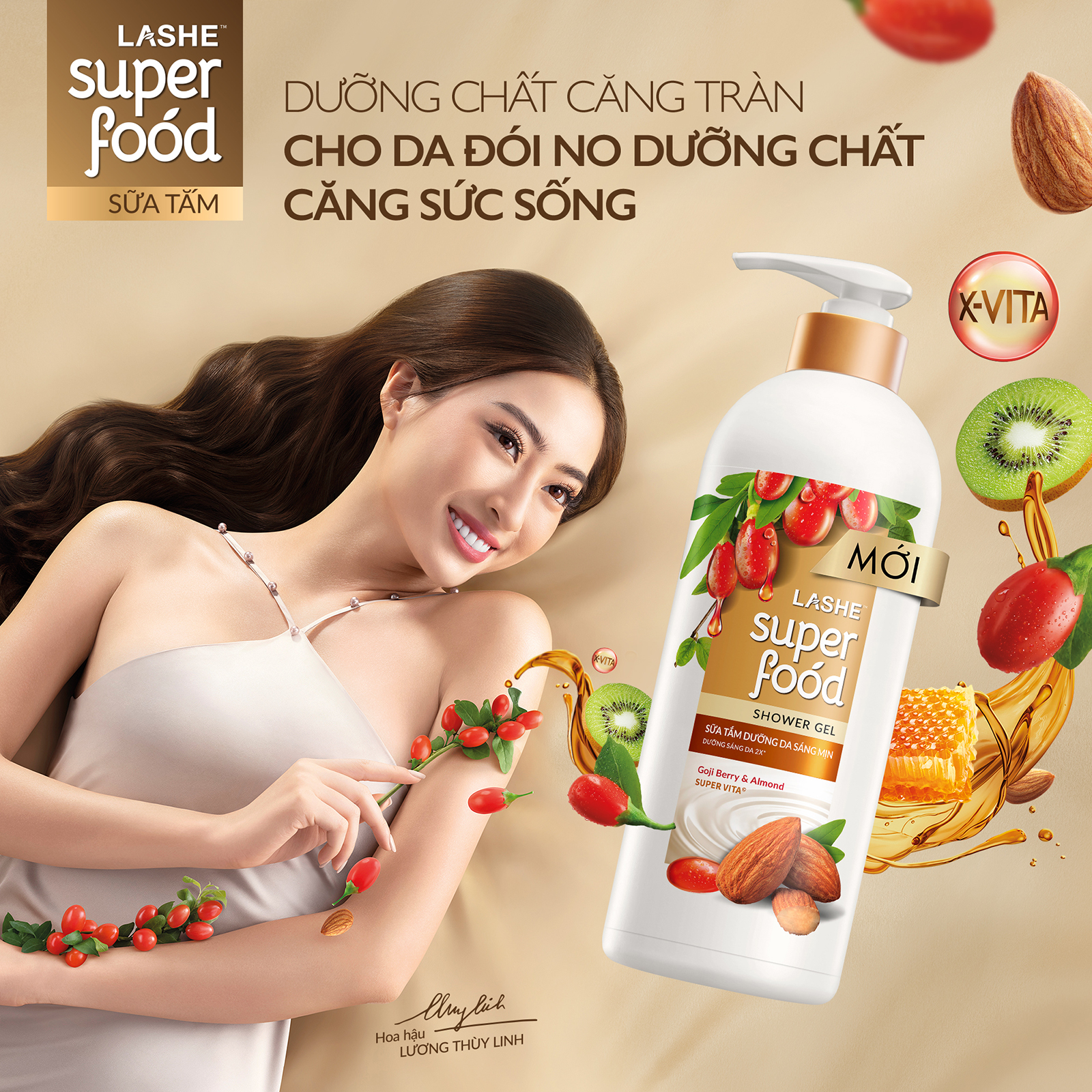[Hàng tặng không bán] Túi Cá Nhân Lashe Superfood
