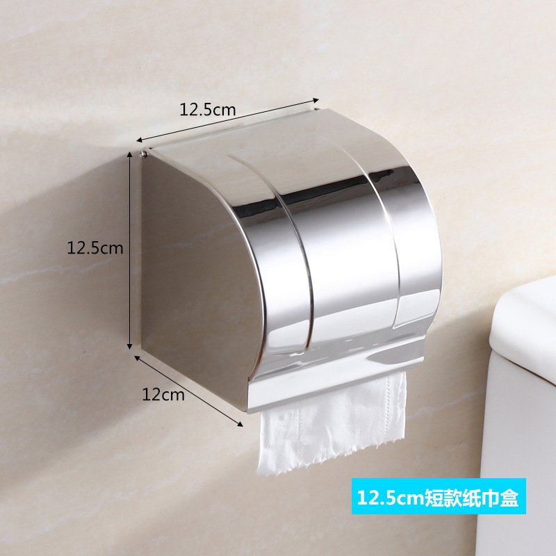 Hộp đựng giấy nhà vệ sinh gắn tường cuộn lớn inox 304 HG01 TAAN