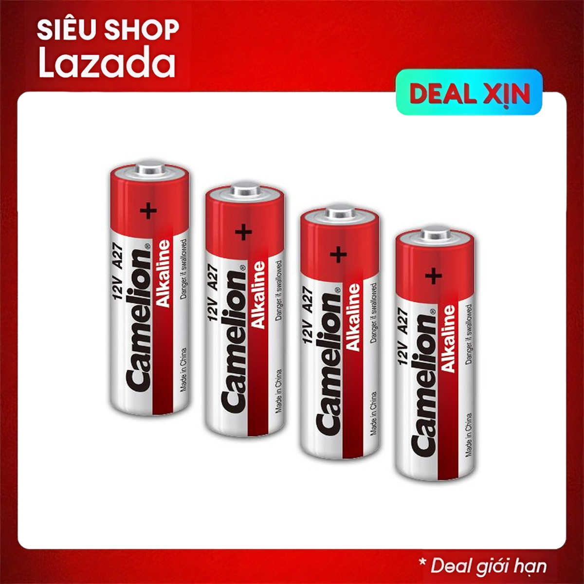 Pin Camelion A27 Alkaline điện áp 12V