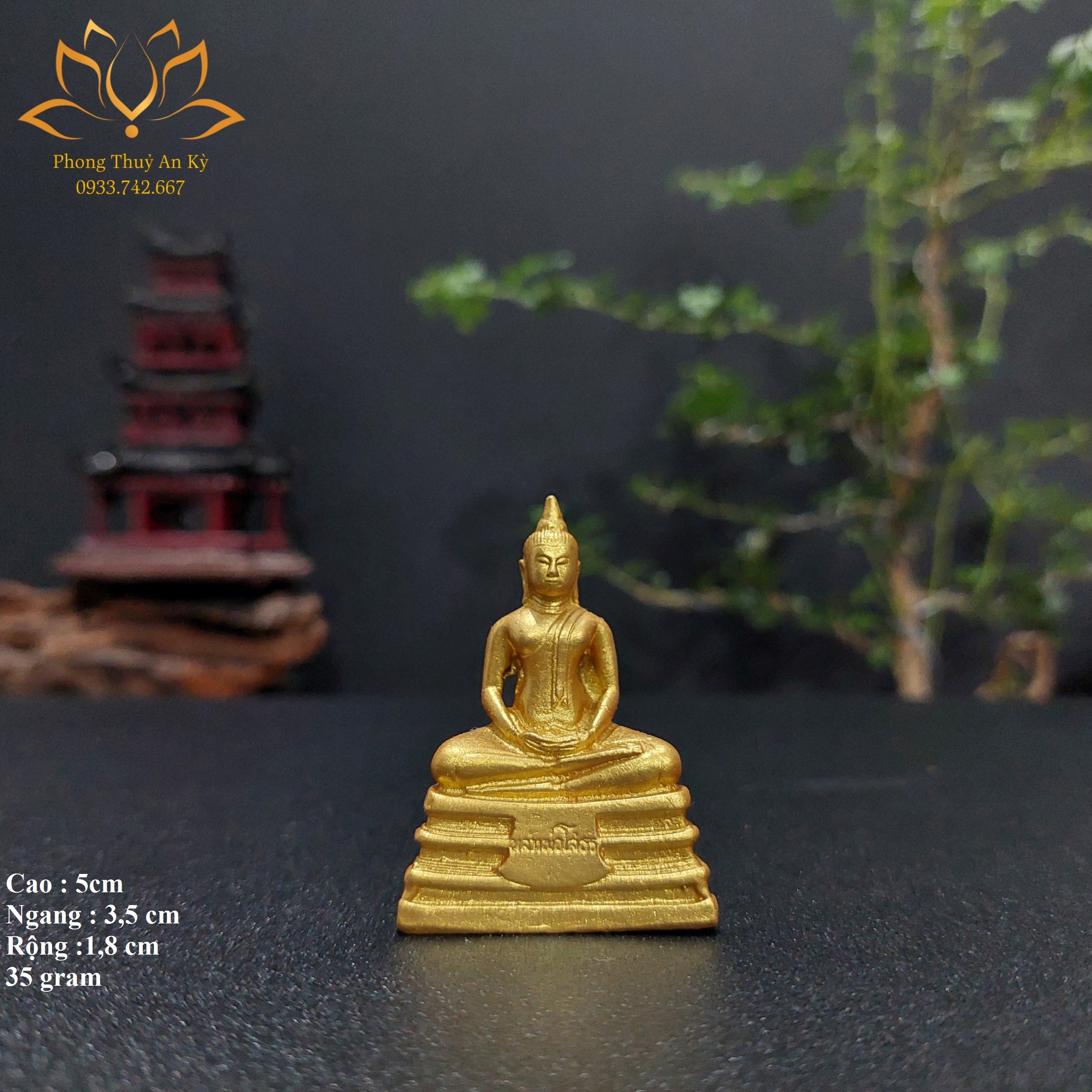 Tượng Đồng Phật Thái Lan phong thuỷ ATS580