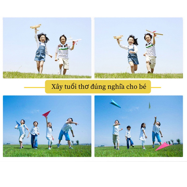 Đồ Chơi Sung Phóng Máy Bay Lượn Mô Hình Trẻ Em
