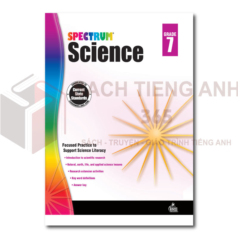 Grade 7 - Spectrum: Math, Reading, Writing, Test Prep, Language Arts 7