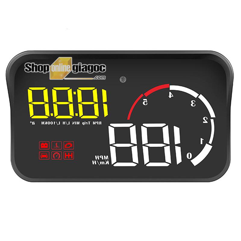 Hiển Thị Tốc Độ Trên Kính Lái HUD M10 OBD II