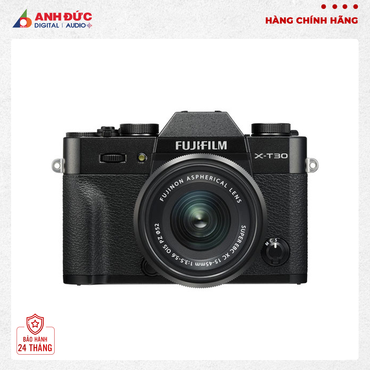 Máy Ảnh Fujifilm X-T30 + KIT 15-45mm - Bảo hành toàn quốc 24 tháng