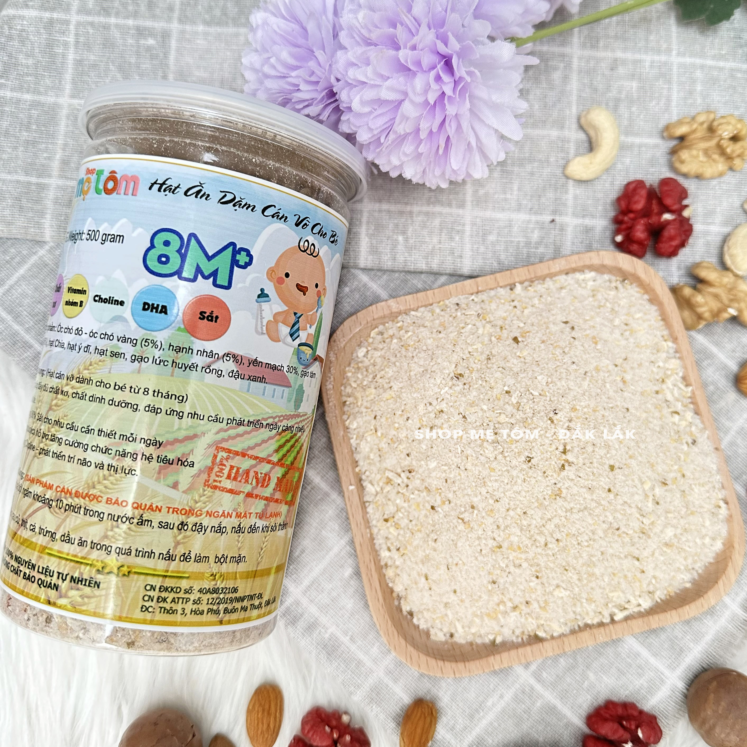 (500Gr) Hạt Cán Vỡ Nấu Cháo Cho Bé Từ 8 Tháng Tuổi shop bepngon