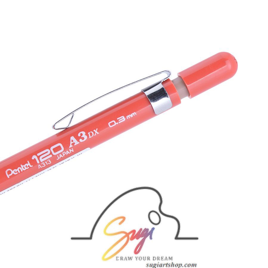 [SUGI ART SHOP] Chì bấm Pentel A313 - sử dụng Ngòi 0.3 (Hàng Nhật)