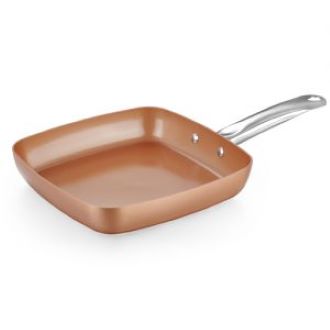 Chảo vuông SUPER CHEF tráng men Caramic cao cấp đáy từ 24cm