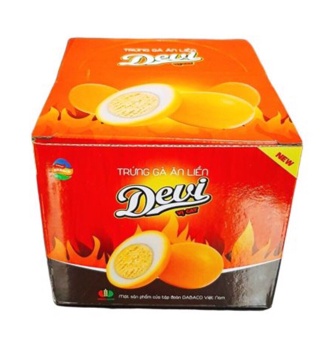 Trứng Gà Ăn Liền Vị Cay Devi túi 5 Quả