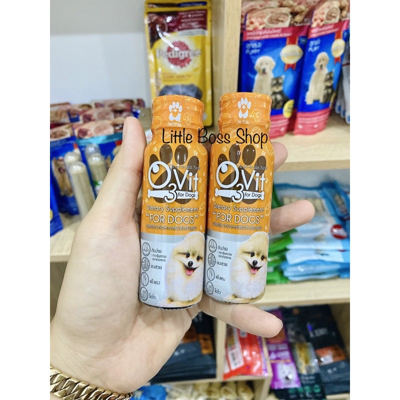 Siro kích thích thèm ăn, Bổ Sung Vitamin & Omega3 cho cún 🐶