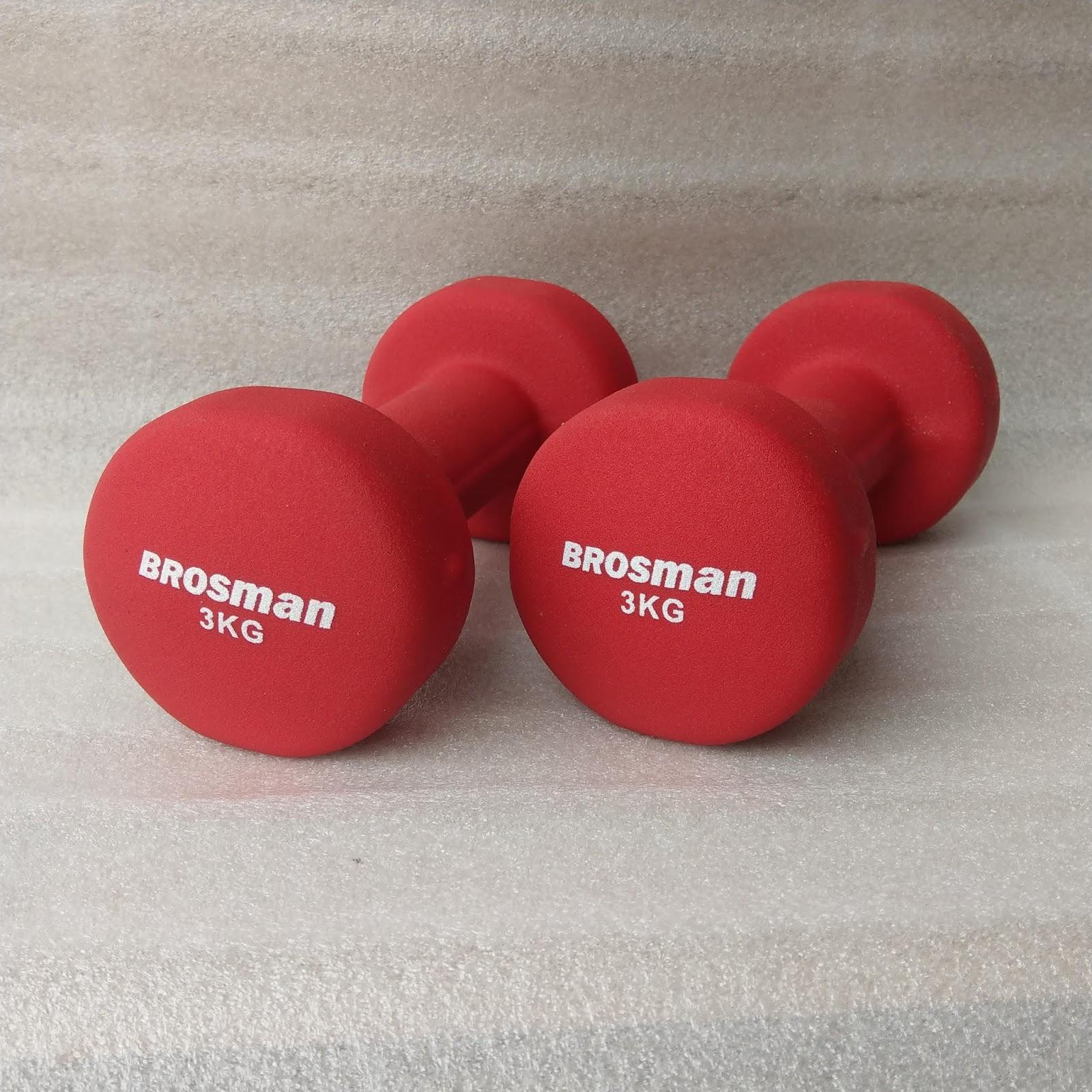 Tạ tay Brosman 3 Kg (Đỏ)