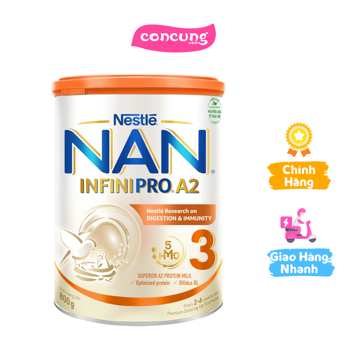 Sữa nan a2 infinipro 800g số 3