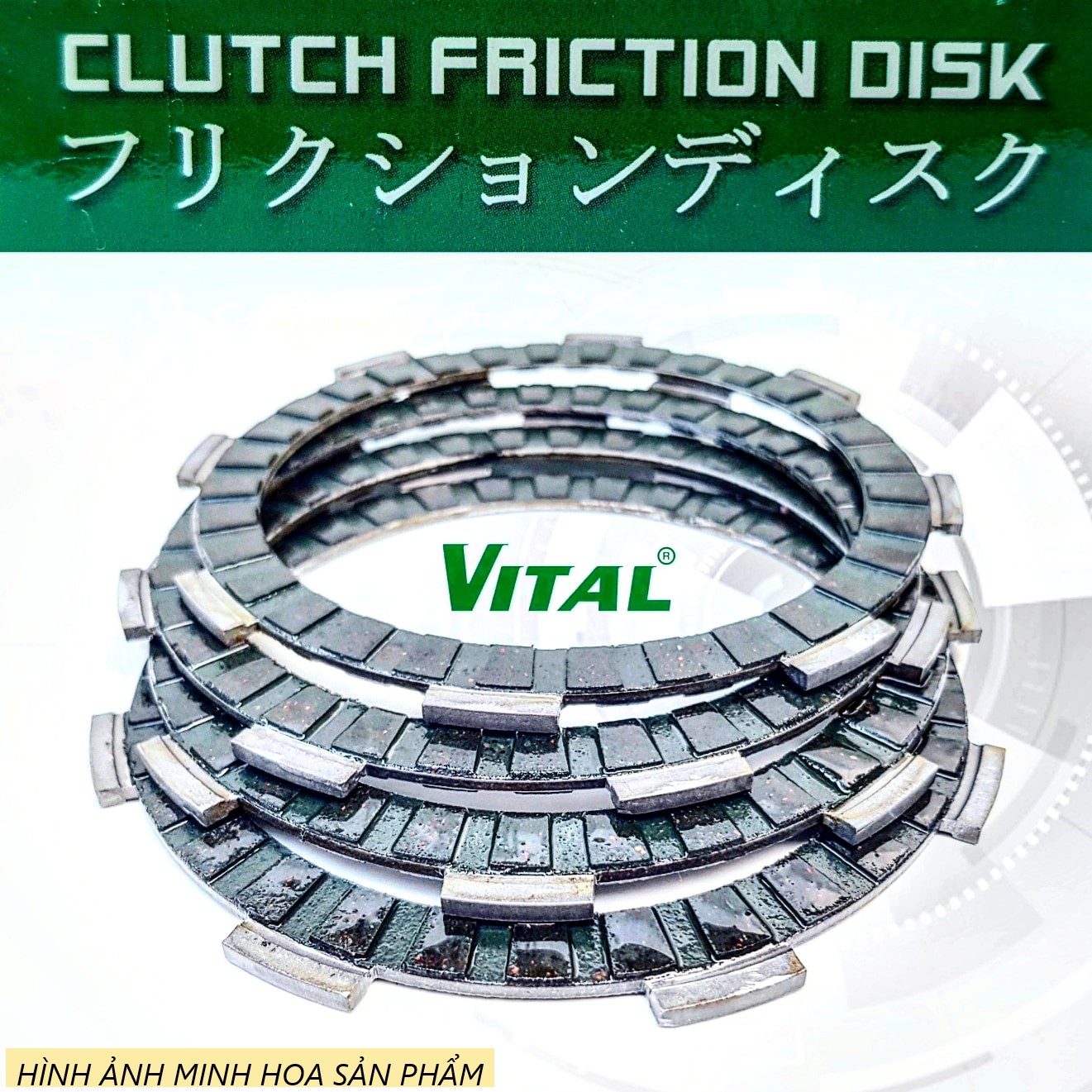 Bố nồi ướt vital dùng cho xe winner 150 sonic 150 hộp 5 lá