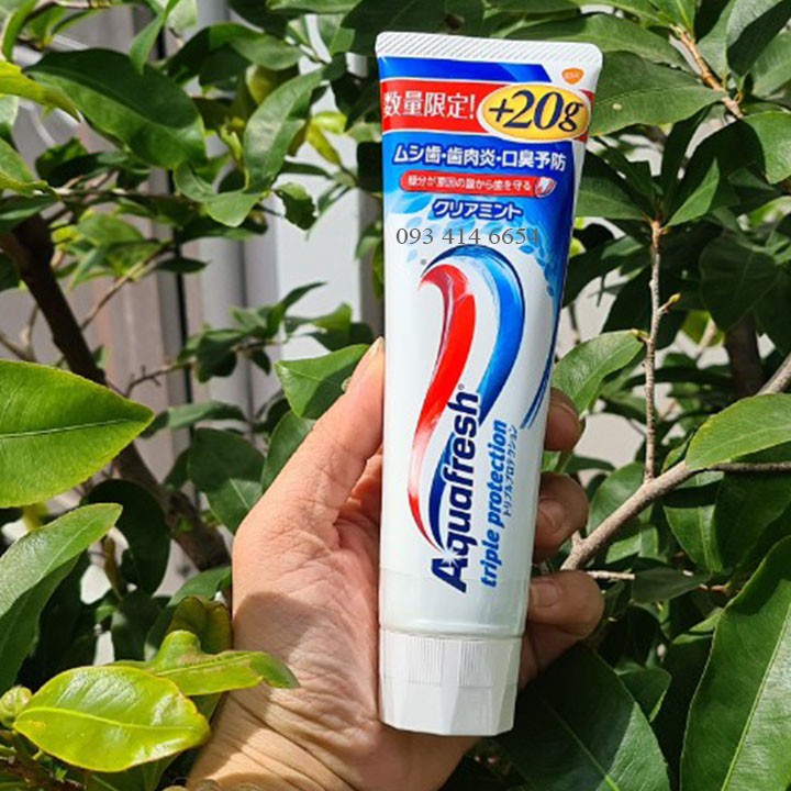 Kem Đánh Răng Aquafresh Nhật Bản 140gr [CHÍNH HÃNG]