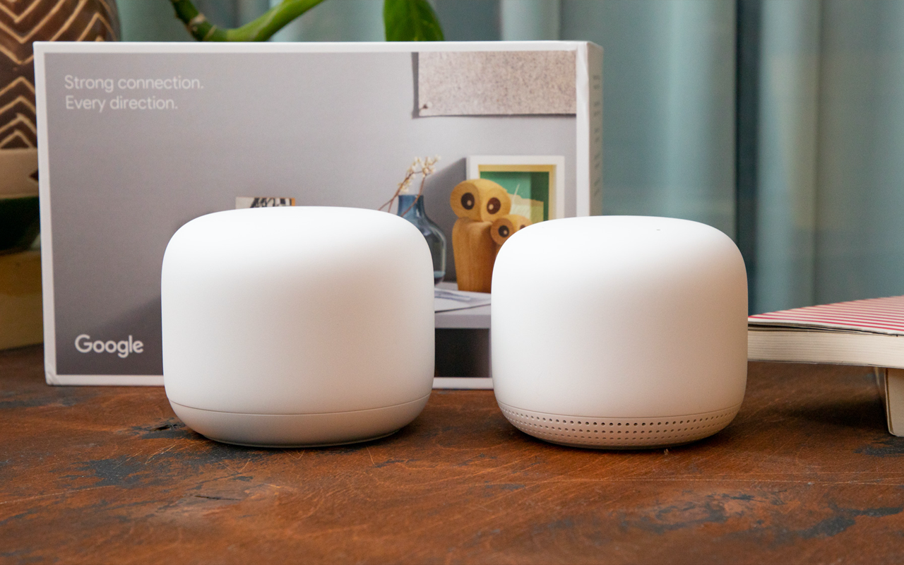 [HCM][Trả góp 0%]Google Nest WiFi Pack-2 (1 Router & 1 Point) - New Seal 100%