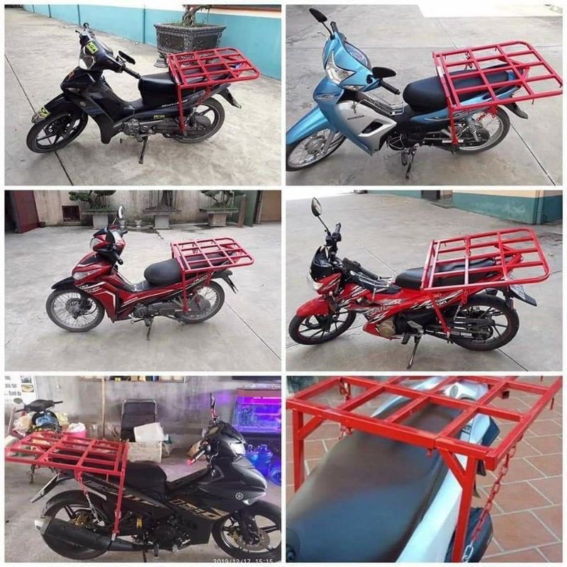 BAGA XE MÁY,GIÁ CHỞ HÀNG XE MÁY 60.70 (tặng dây chằng hàng)