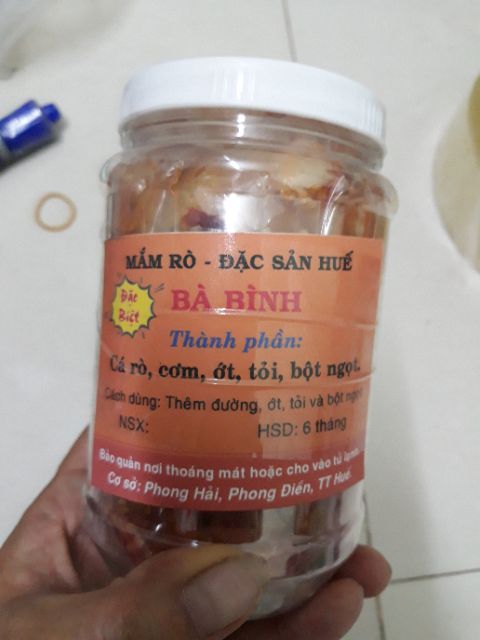 Mắm Rò nhà làm thơm ngon Huế hủ 400gr