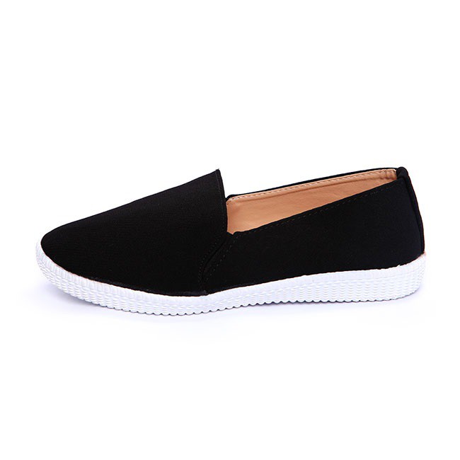 Giày Lười Slip On Đen Khải Nam( ảnh Thật )_[Giá gốc tận xưởng]