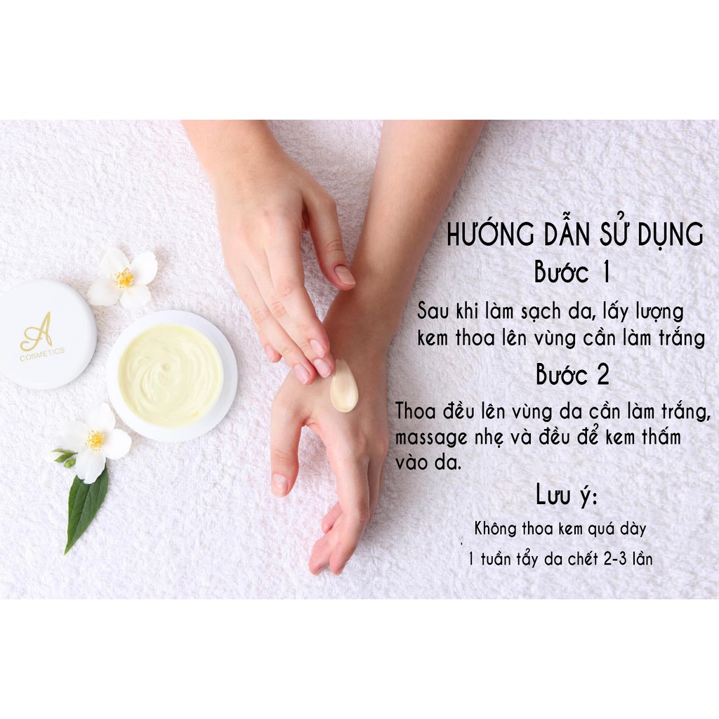 Kem Body Mềm A, Kem Trắng Da Body 200gr