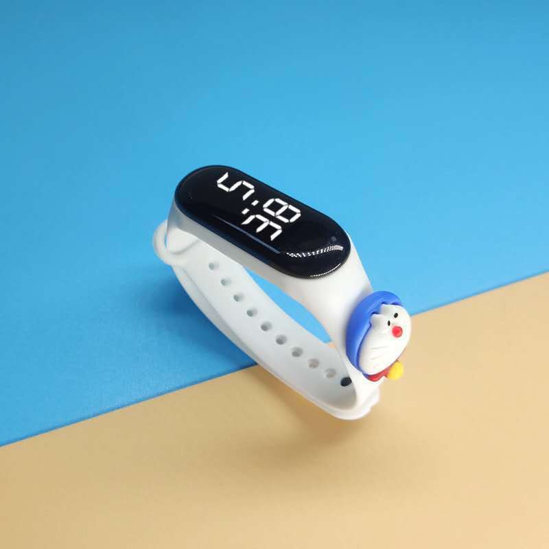 Đồng Hồ Led Silicon Hình Thú Nhiều Mẫu Cho Bé
