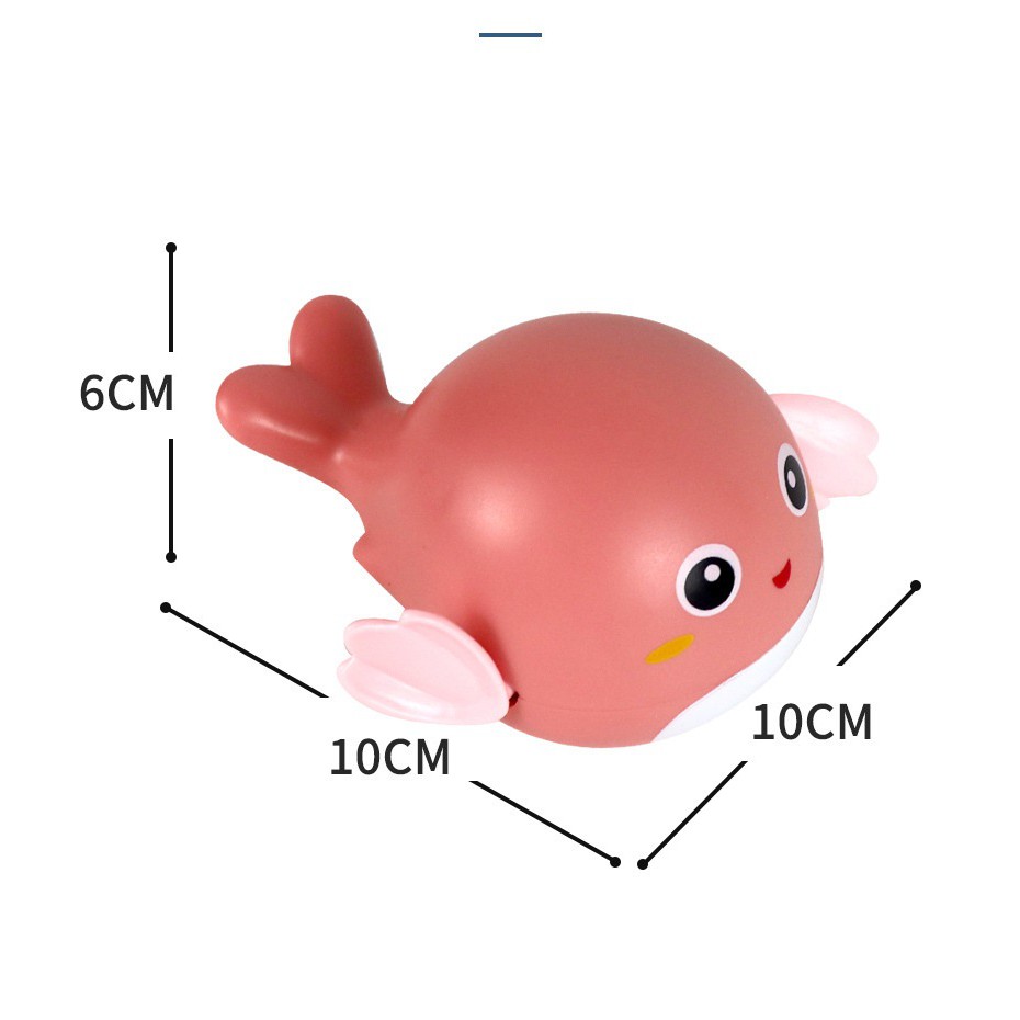 Đồ chơi cá heo chạy cót bơi lội dưới nước cho bé