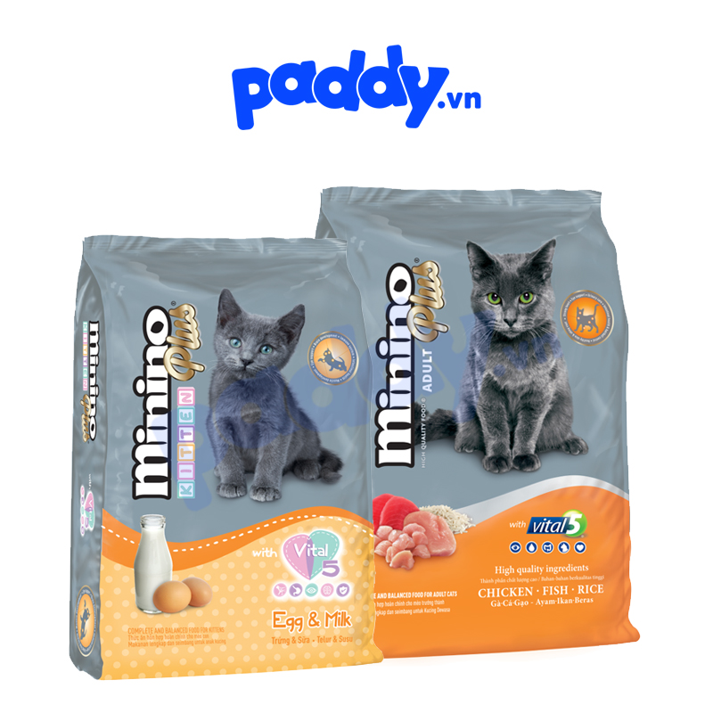 Hạt Cho Mèo Mọi Lứa Tuổi Minino Plus