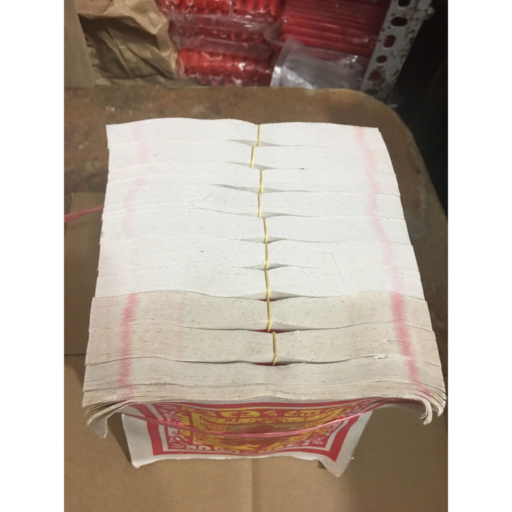 Một Xấp Giấy Chữ Thọ Lớn ( Sầu Cấm Lớn ) 95-100 Tờ Trong Thờ Cúng