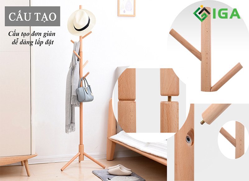 [HCM][SIÊU GIẢM GIÁ] Cây treo quần áo GP60