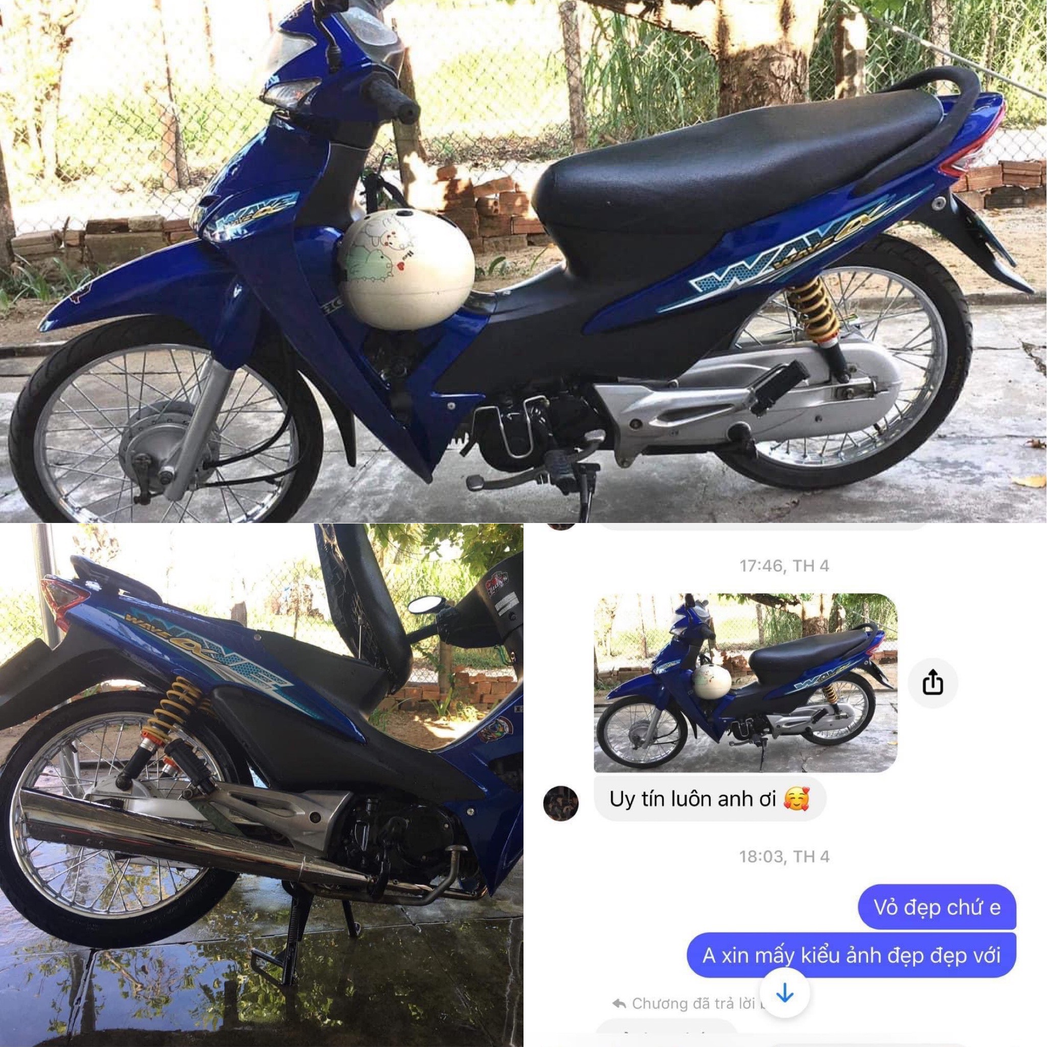 BỘ VỎ NHỰA Wave Alpha 100 - Wave 50cc - Wave Rs ( kèm tem ) MÀU ĐỘ