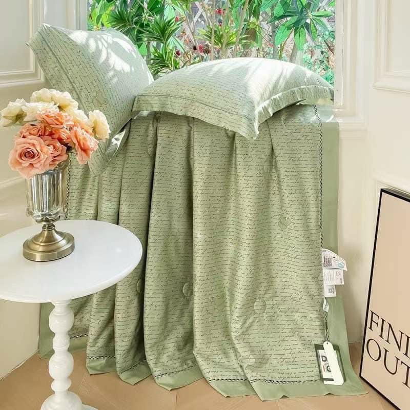 High-Quality 3-Layer Quilted Tencel Silk Summer Blanket